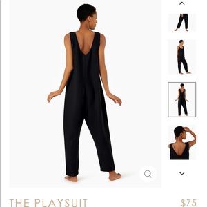 TKEES black playsuit size 3 large worn once too long for me (I am 5’3)